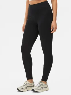 Hosen Und Leggings|Primark High-Waist-Leggings Schwarz