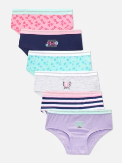 Unterwäsche|Primark Hipster-Slips Mit Glitzerndem Bund, 6er-Pack Multi