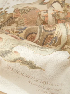 Reiseaccessoires|Primark „Hokusai“ Tragetasche Naturfarben