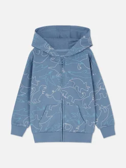 Hoodies Und Sweatshirts|Primark Hoodie Mit Grafik Und Reißverschluss Zum Kombinieren Blau