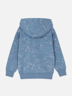 Hoodies Und Sweatshirts|Primark Hoodie Mit Grafik Und Reißverschluss Zum Kombinieren Blau