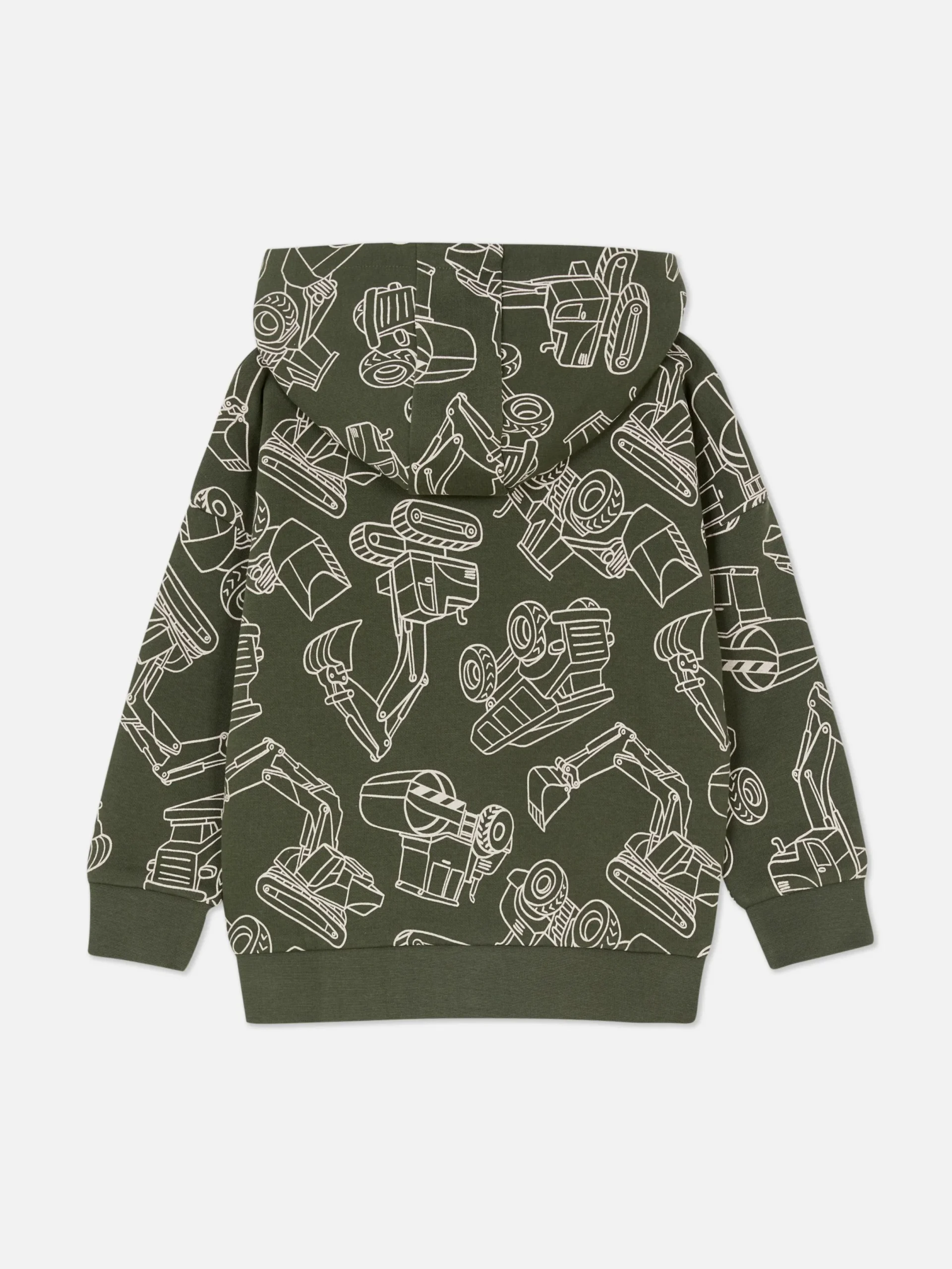 Hoodies Und Sweatshirts|Primark Hoodie Mit Grafik Und Reißverschluss Zum Kombinieren Khakifarben