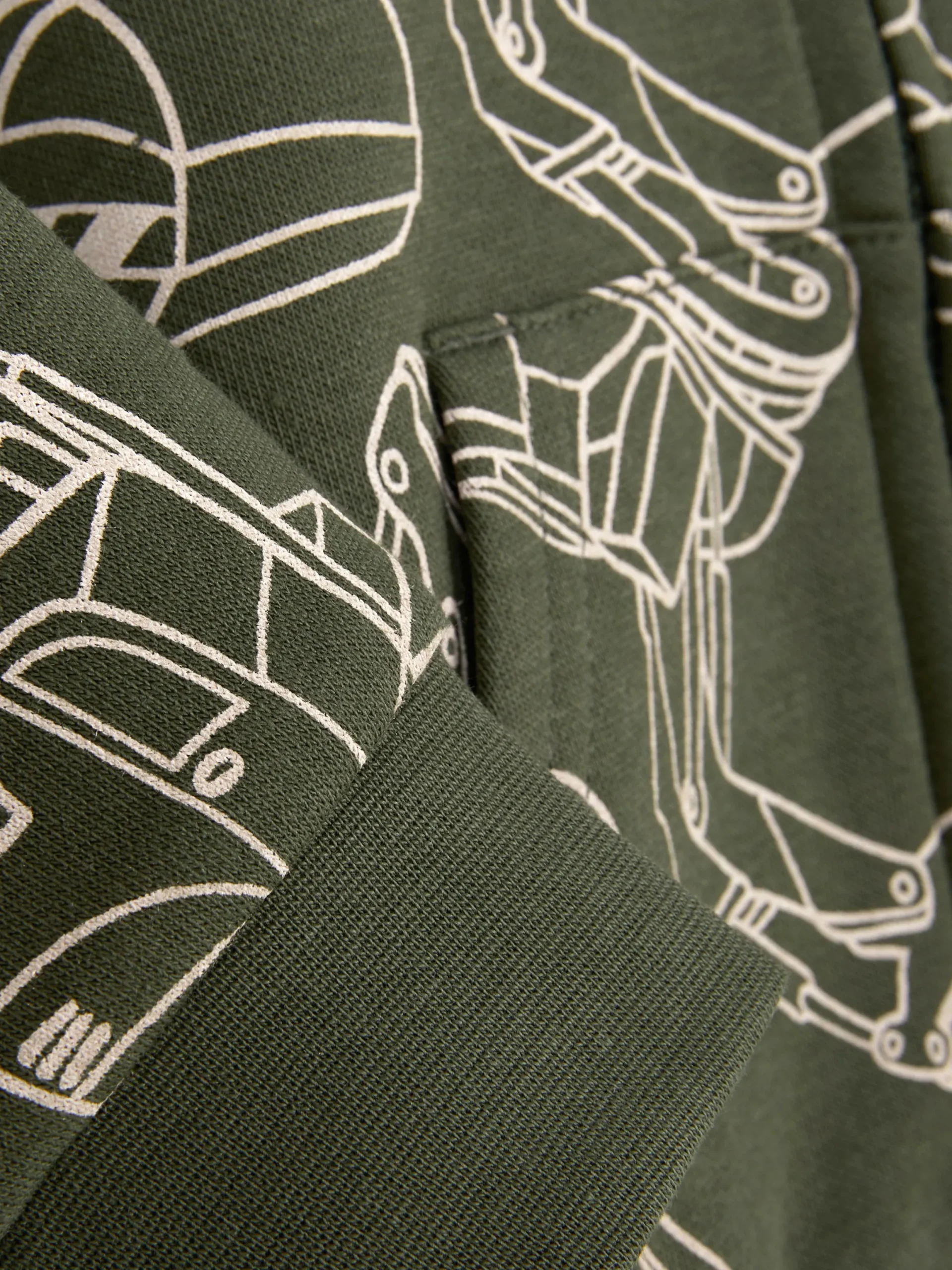 Hoodies Und Sweatshirts|Primark Hoodie Mit Grafik Und Reißverschluss Zum Kombinieren Khakifarben