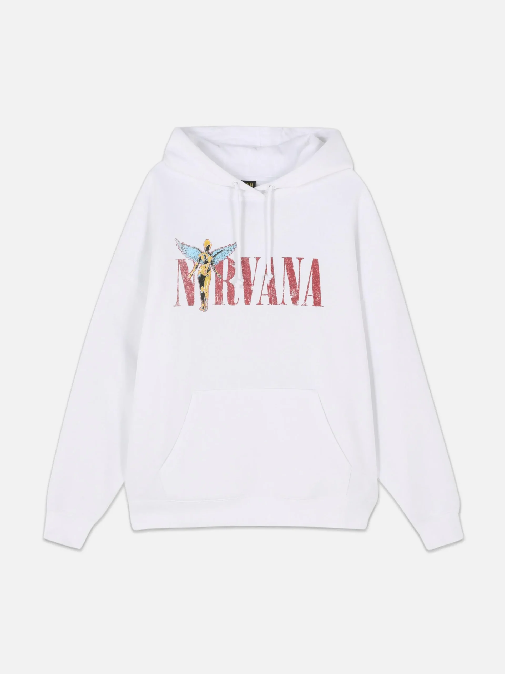 Loungewear|Hoodies Und Sweatshirts|Primark Hoodie Mit „Nirvana“ Grafik Elfenbeinfarben