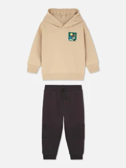Sets Und Outfits|Primark Hoodie Und Jogginghose Im Set Steinfarben