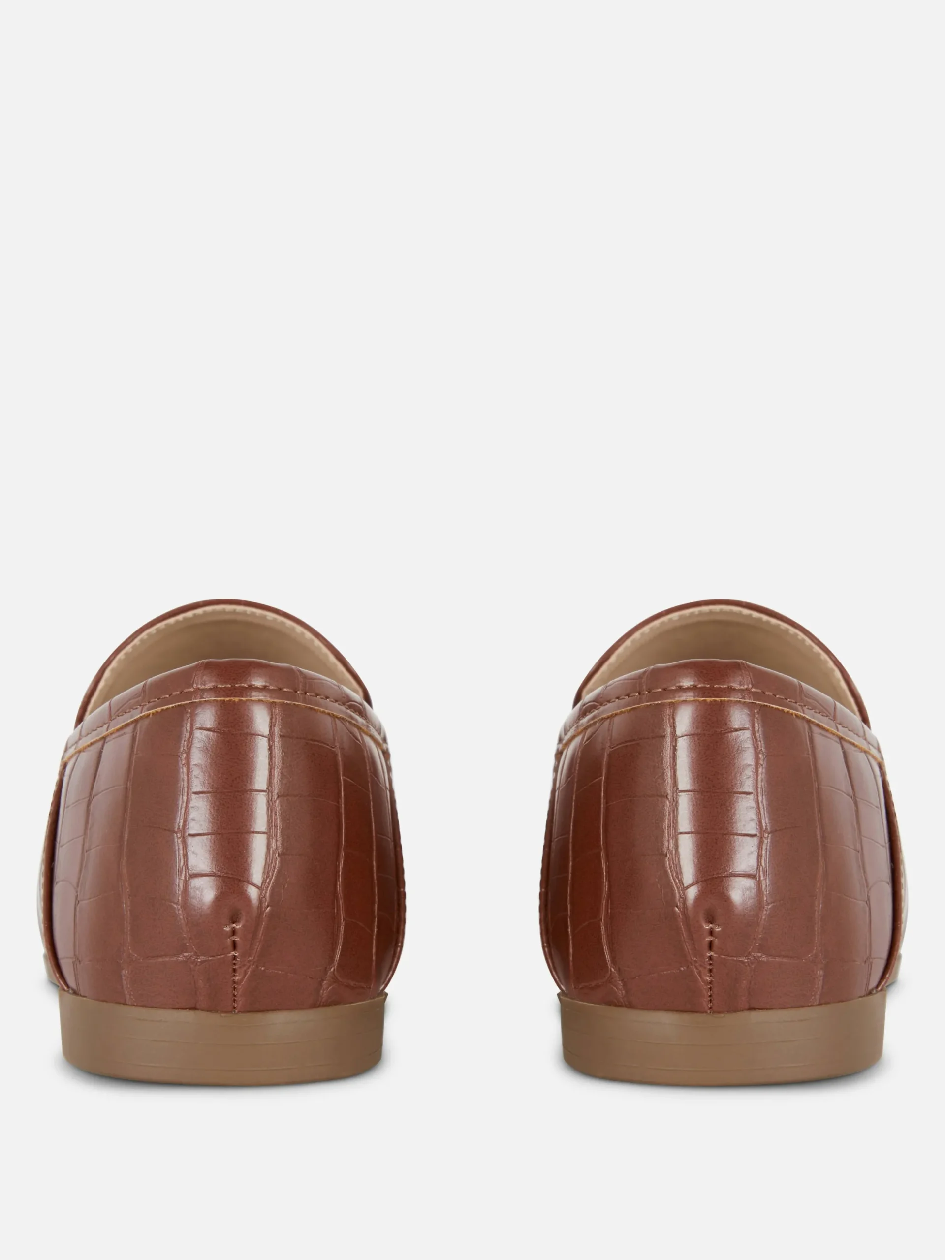 Flache Schuhe|Primark Horsebit-Loafer Aus Kunstleder Braun