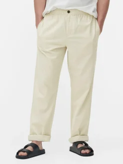 Hosen|Primark Hose Aus Leinengemisch Steinfarben
