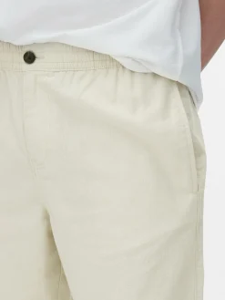 Hosen|Primark Hose Aus Leinengemisch Steinfarben