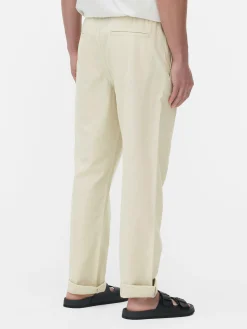 Hosen|Primark Hose Aus Leinengemisch Steinfarben