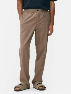 Hosen|Primark Hose Aus Leinengemisch Hellbraun