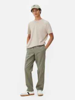 Hosen|Primark Hose Aus Leinengemisch Hellgrün