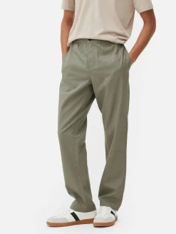Hosen|Primark Hose Aus Leinengemisch Hellgrün