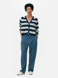 Hosen Und Leggings|Primark Hose Mit Gummibund Für Damen Dunkelblau