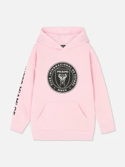 Hoodies Und Sweatshirts|Primark „Inter Miami“ Hoodie Mit Grafik Rosa