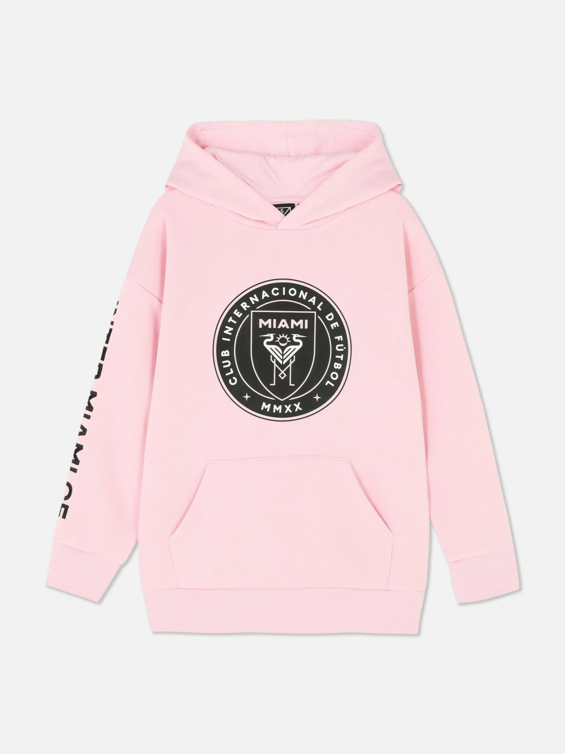 Hoodies Und Sweatshirts|Primark „Inter Miami“ Hoodie Mit Grafik Rosa