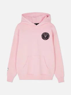 Hoodies Und Sweatshirts|Primark „Inter Miami“ Hoodie Mit Logo Rosa