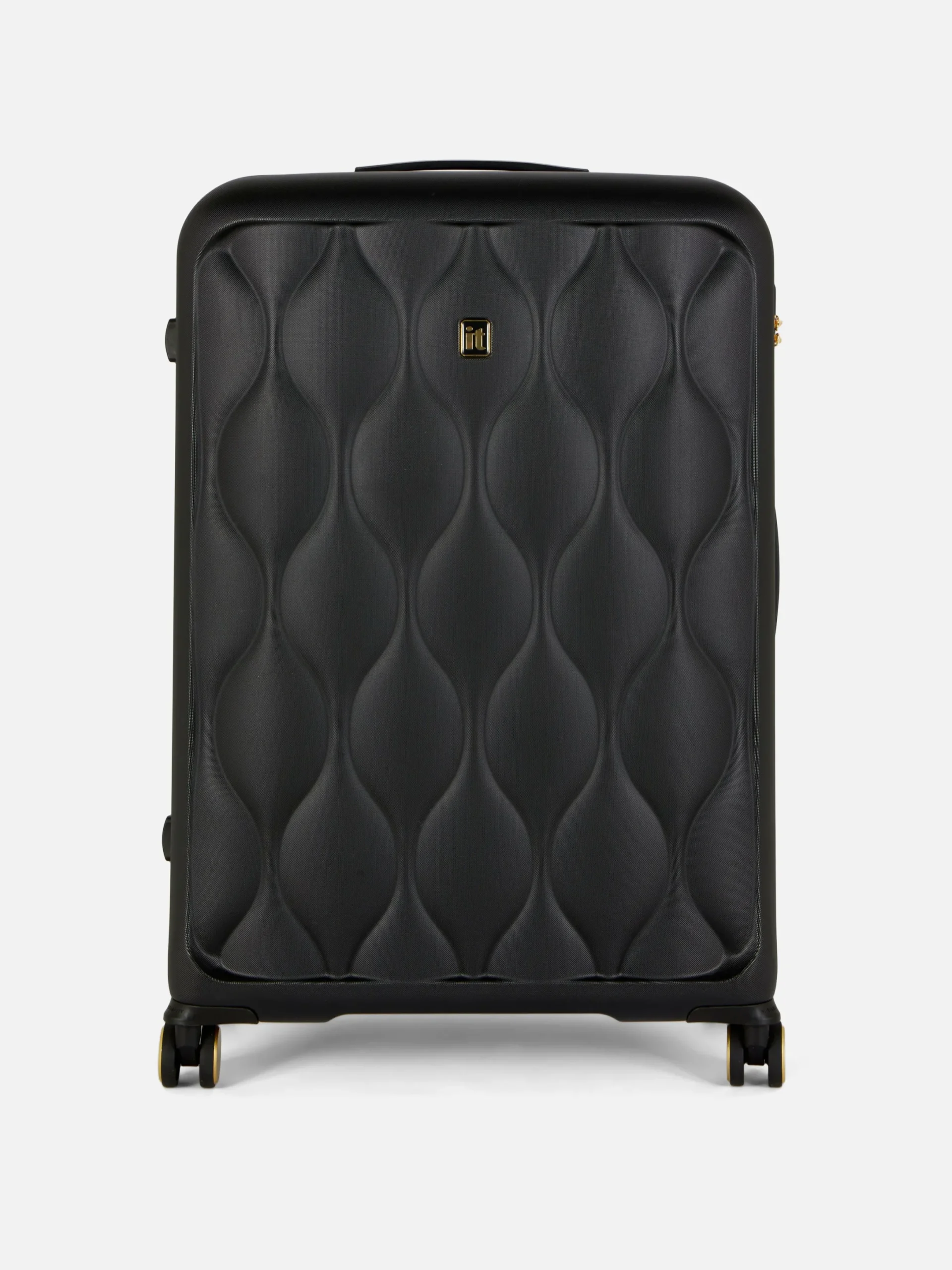 Koffer Und Reisegepäck|Primark „it Luggage“ Gesteppter Koffer Mit 8 Rollen Schwarz