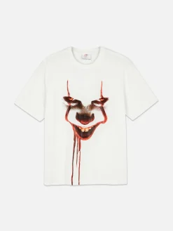 Halloween Alle|Grafik-T-Shirts Und -Sweatshirts|Primark „IT Pennywise“ T-Shirt Ecrufarben