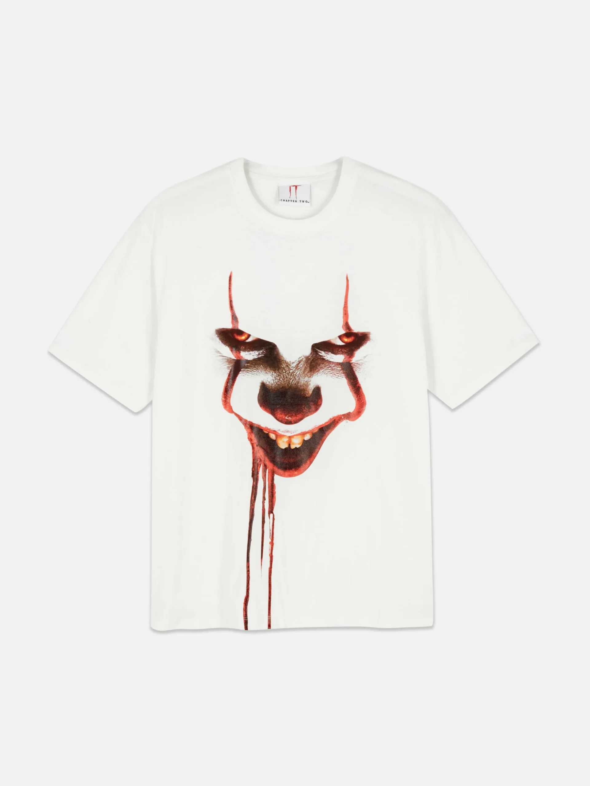 Halloween Alle|Grafik-T-Shirts Und -Sweatshirts|Primark „IT Pennywise“ T-Shirt Ecrufarben