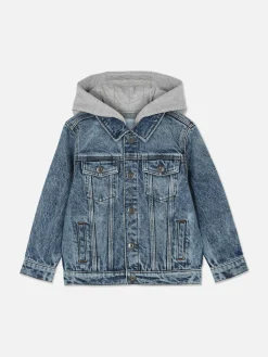 Jacken Und Mäntel|Primark Jeansjacke Mit Kapuze Blau