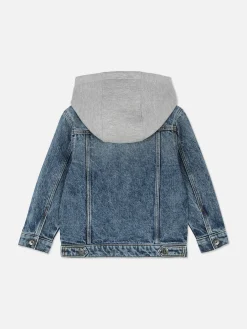 Jacken Und Mäntel|Primark Jeansjacke Mit Kapuze Blau