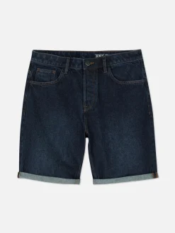 Shorts|Primark Jeansshorts Mit Geradem Bein Dunkelblau