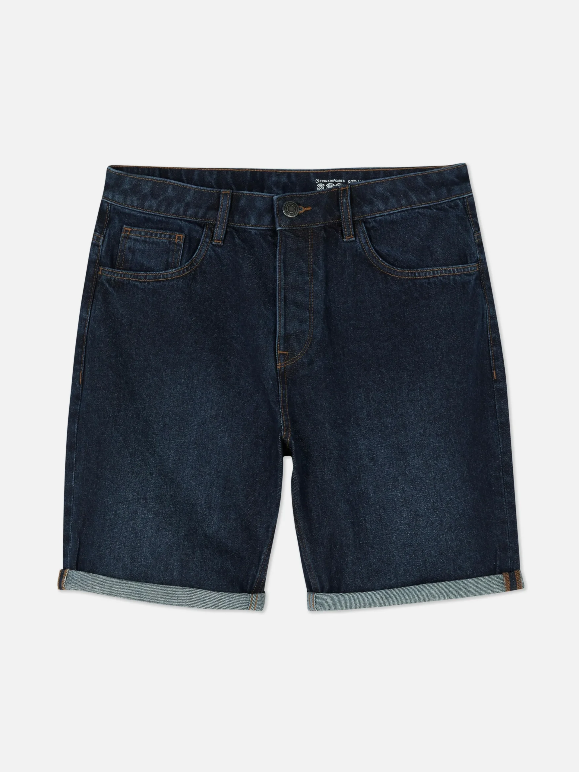 Shorts|Primark Jeansshorts Mit Geradem Bein Dunkelblau
