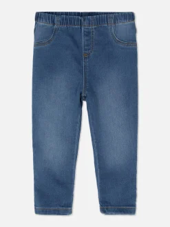 Hosen Und Leggings|Primark Jeggings Mit Elastischem Bund Blau