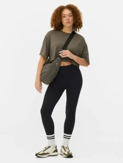 Hosen Und Leggings|Primark Jersey-Leggings Mit Hohem Bund Marineblau