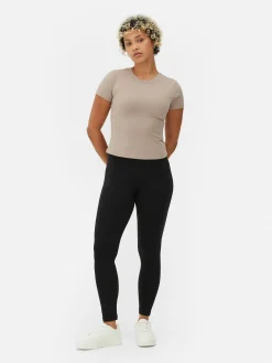 Hosen Und Leggings|Primark Jersey-Leggings Mit Hohem Bund Schwarz