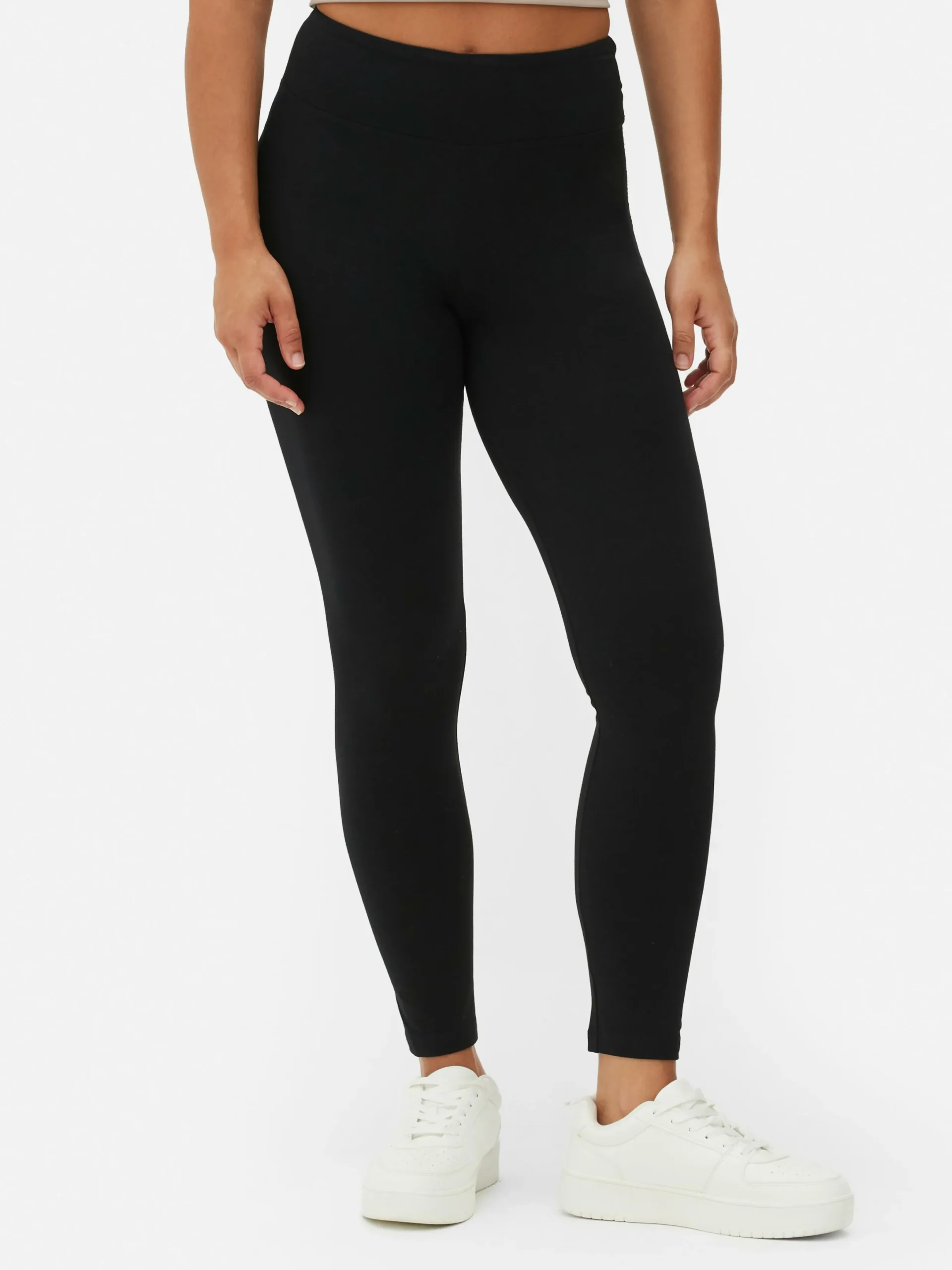 Hosen Und Leggings|Primark Jersey-Leggings Mit Hohem Bund Schwarz