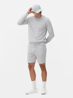 Shorts|Primark Jersey-Shorts Mit Kordelzug Grau