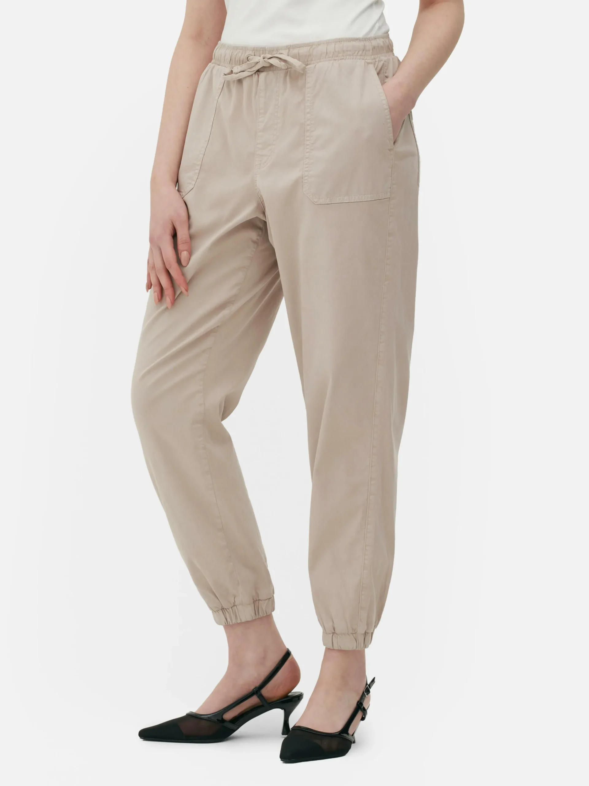 Loungewear|Jogginghosen|Primark Jogginghose Mit Bündchen Und Kordelzug Steinfarben