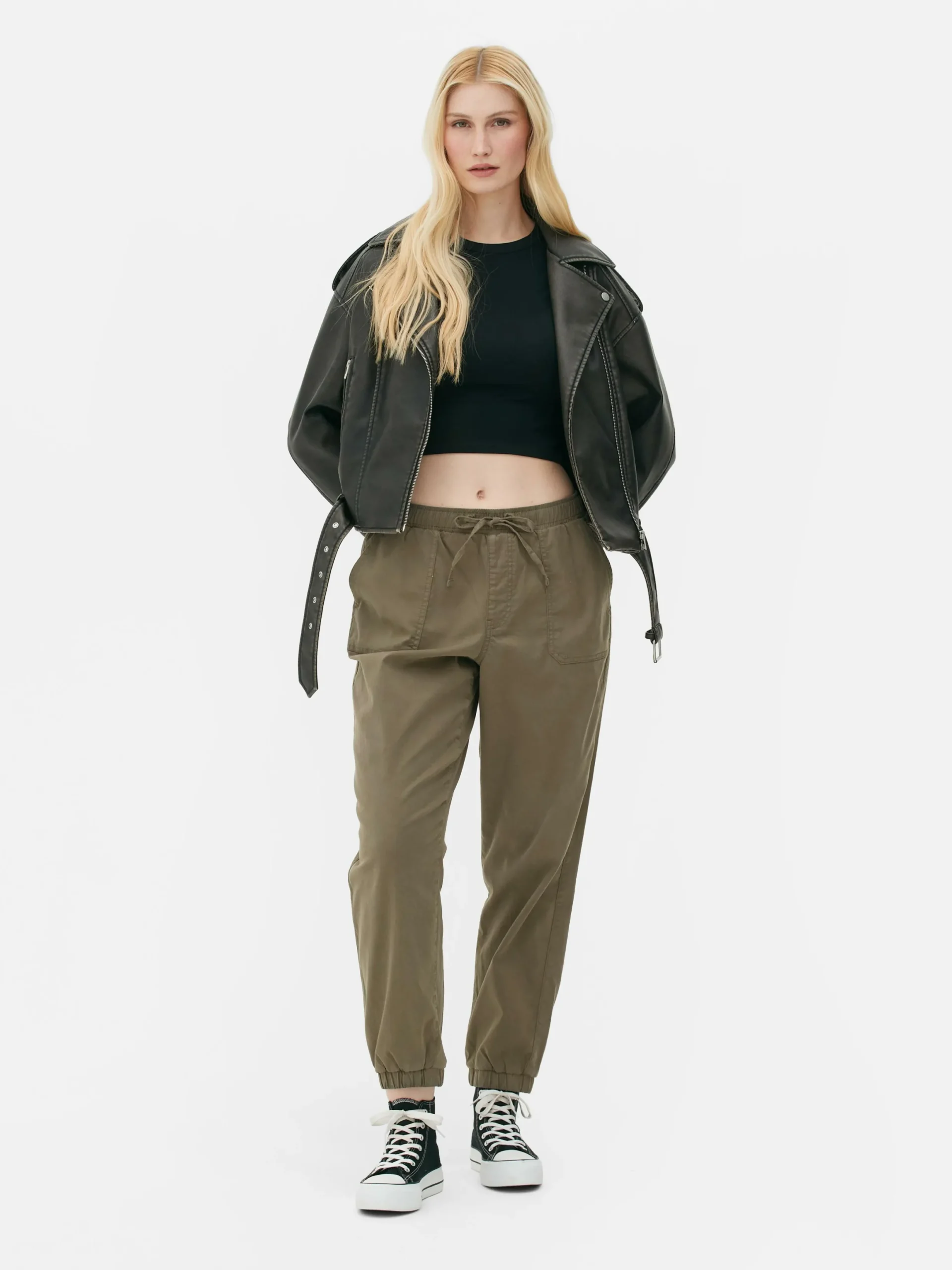 Loungewear|Jogginghosen|Primark Jogginghose Mit Bündchen Und Kordelzug Khakifarben