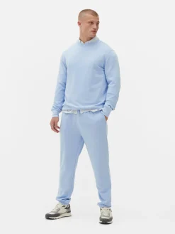 Jogginghosen|Primark Jogginghose Mit Bündchen Und Kordelzug Hellblau