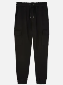 Jogginghosen|Primark Jogginghose Mit Cargotaschen Und Bündchen Schwarz