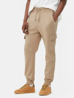 Jogginghosen|Primark Jogginghose Mit Cargotaschen Und Bündchen Steinfarben