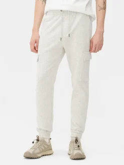 Jogginghosen|Primark Jogginghose Mit Cargotaschen Und Bündchen Grau