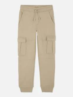 Jogginghosen|Primark Jogginghose Mit Cargotaschen Und Kordelzug Steinfarben