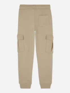 Jogginghosen|Primark Jogginghose Mit Cargotaschen Und Kordelzug Steinfarben