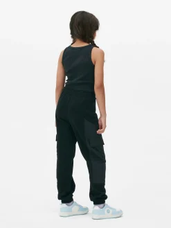Jogginghosen|Primark Jogginghose Mit Cargotaschen Und Bündchen Schwarz