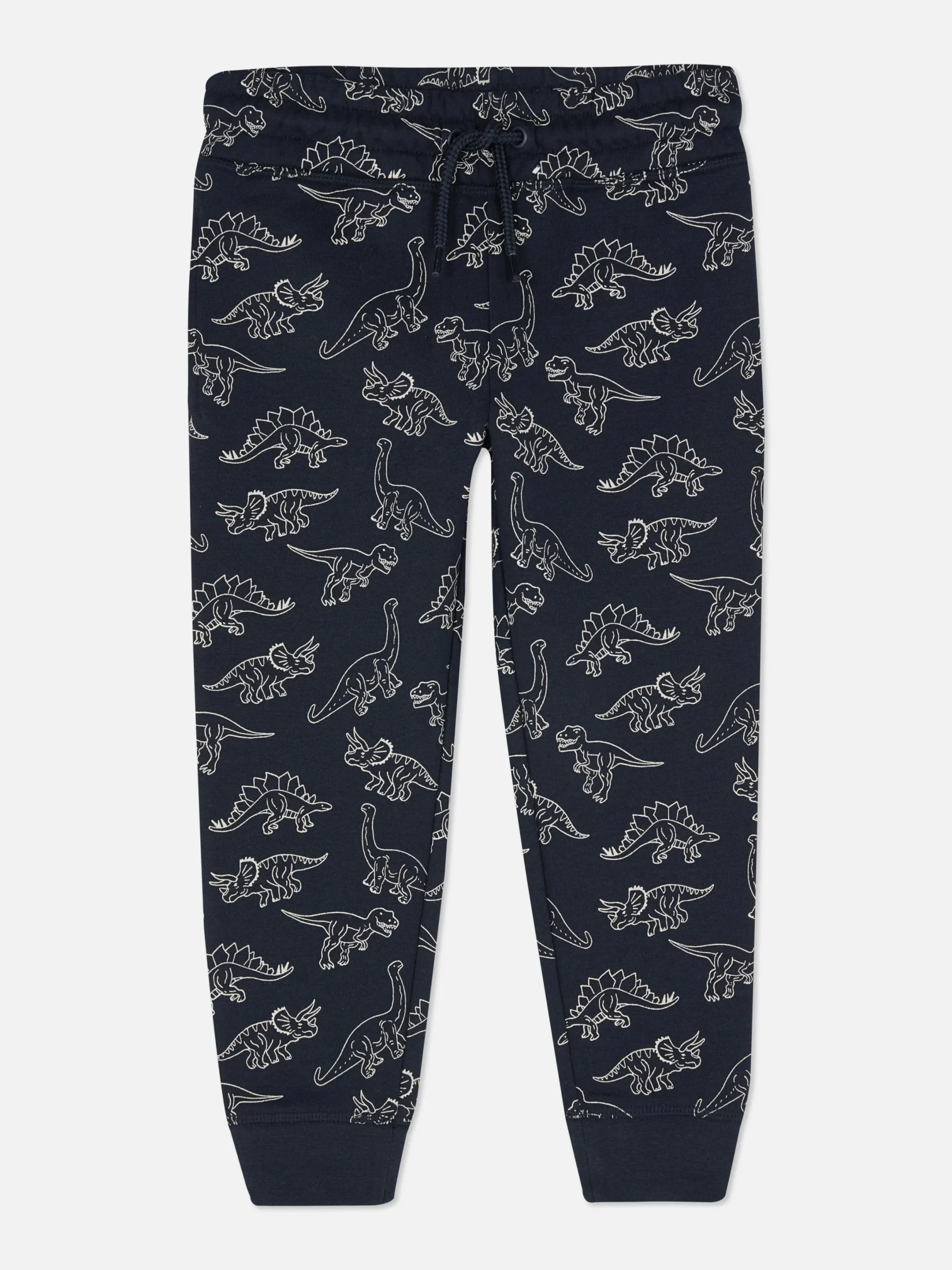 Jogginghosen|Primark Jogginghose Mit Kordelzug Und Print Marineblau