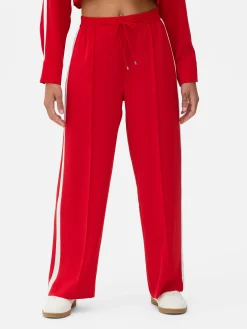 Jogginghosen|Primark Jogginghose Mit Seitenstreifen Rot