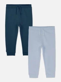 Hosen Und Leggings|Primark Jogginghosen Mit Kordelzug Und Bündchen, 2er-Pack Blau