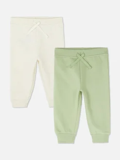 Hosen Und Leggings|Primark Jogginghosen Mit Kordelzug Und Bündchen, 2er-Pack Hellbeige