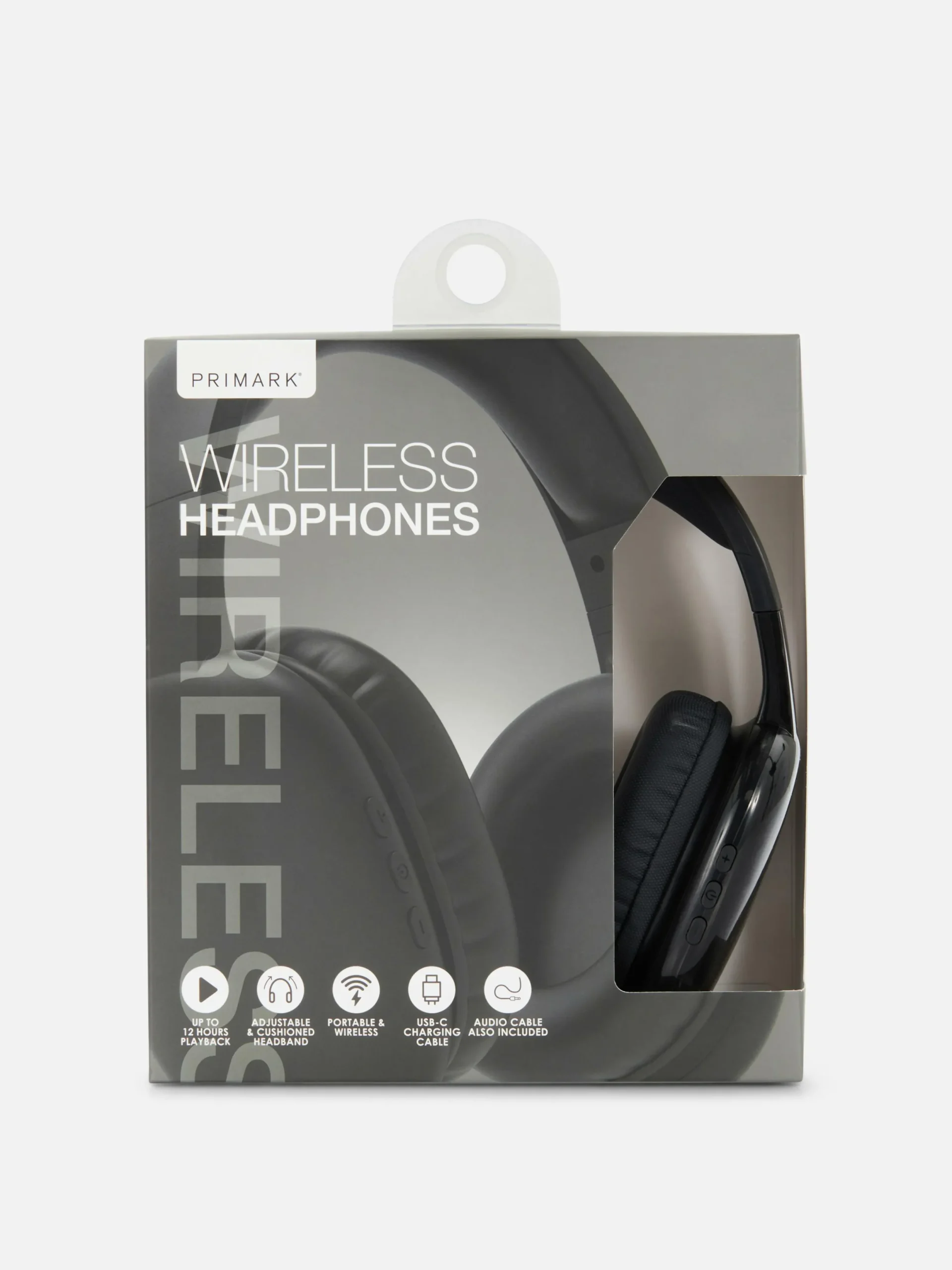 Kopfhörer|Primark Kabelloser Bluetooth-Kopfhörer Schwarz