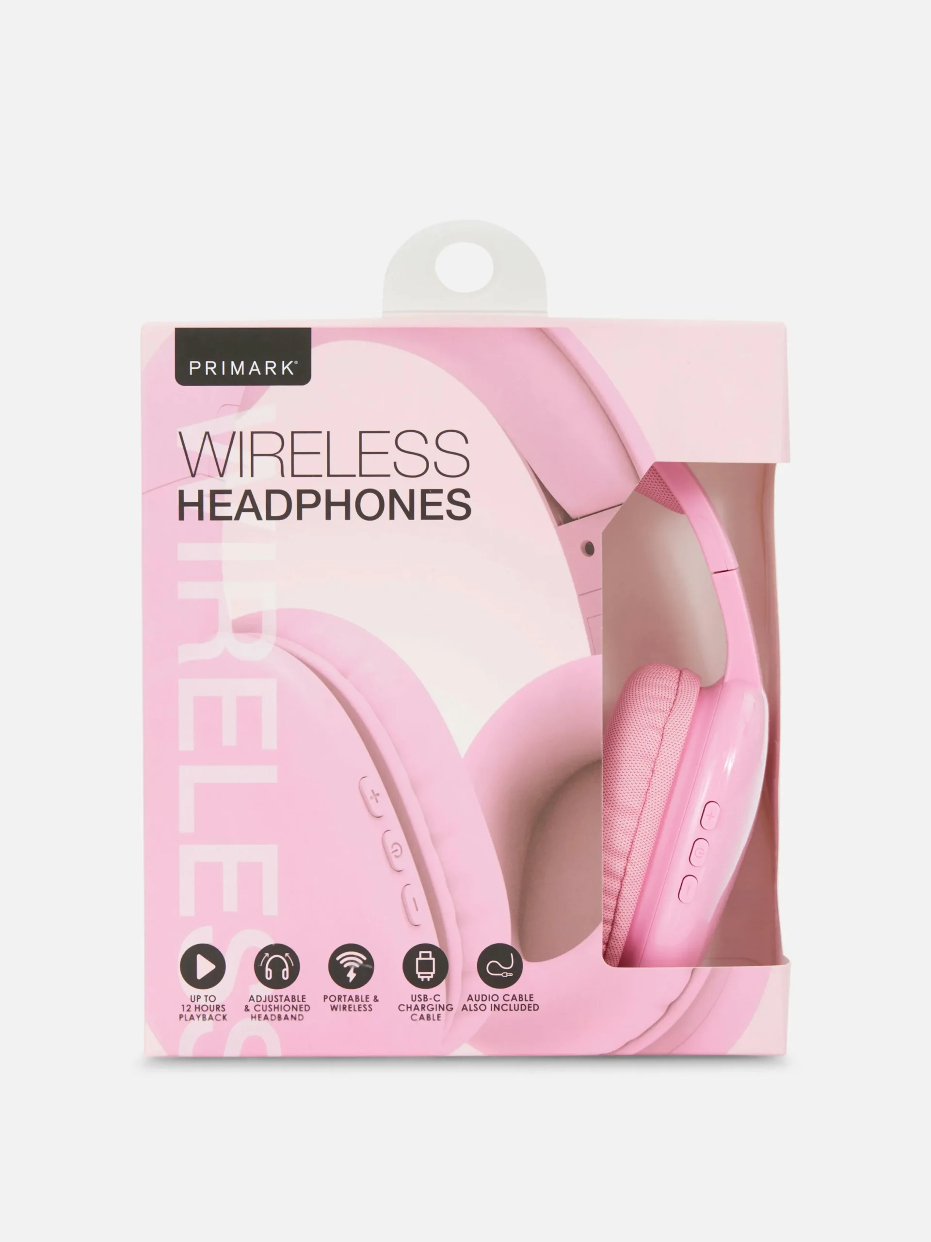 Kopfhörer|Primark Kabelloser Bluetooth-Kopfhörer Pink