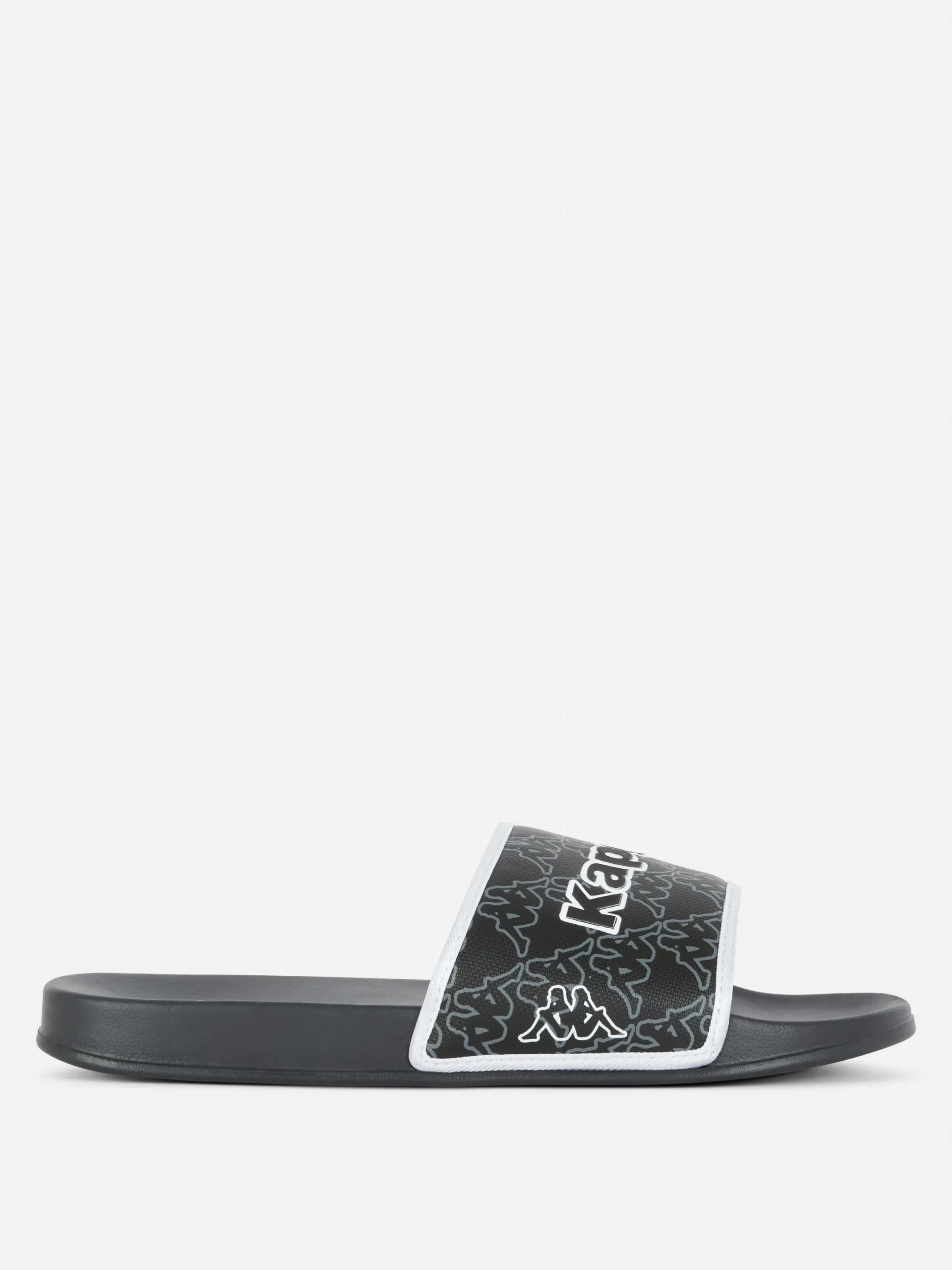 Sportbekleidung|Sandalen Und Badeschuhe|Primark „Kappa X “ Badelatschen Schwarz