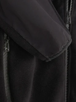 Jacken Und Mäntel|Sportbekleidung|Primark „Kappa X “ Fleece-Jacke Mit Reißverschluss Schwarz