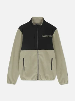 Jacken Und Mäntel|Sportbekleidung|Primark „Kappa X “ Fleece-Jacke Mit Reißverschluss Oliv